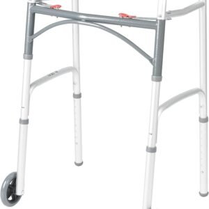 Drive Medical 10210-1 2-Button Folding Walker with Wheels