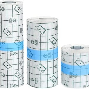 3 Rolls Transparent Stretch Adhesive Bandage, Waterproof