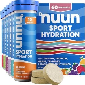 Sport Electrolyte Tablets with Magnesium, Calcium, Potassium, Chloride & Sodium