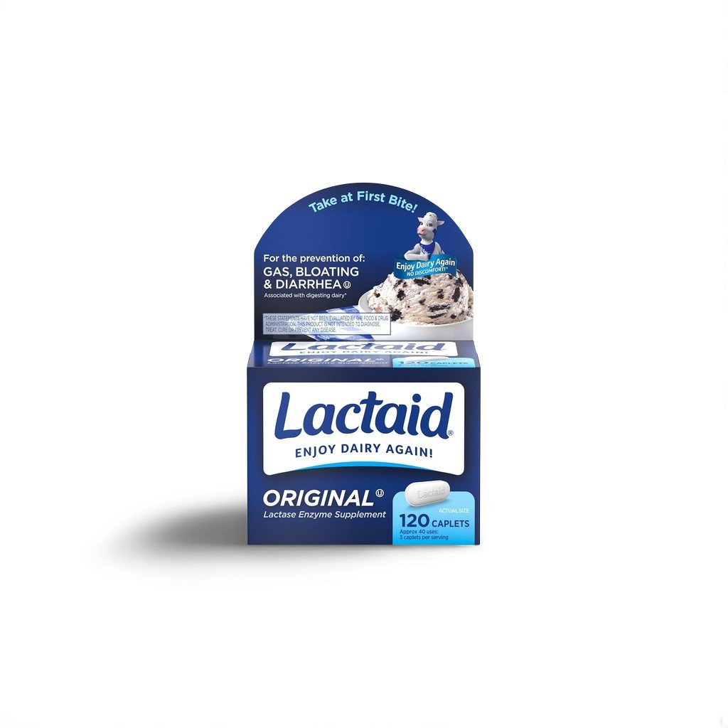 Original Strength Lactose Intolerance Relief Caplets