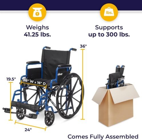 Lightweight Folding Wheelchair - Image 4