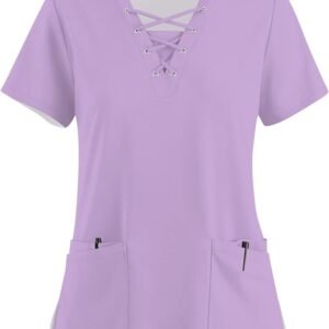 Scrubs Cross V Neck