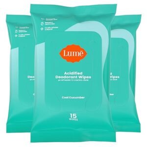 Acidified Deodorant Wipes