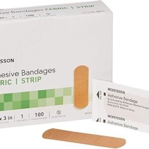 Adhesive Bandages, Sterile, Fabric Strip