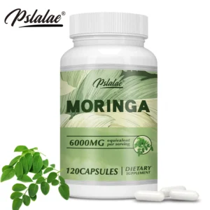 Moringa 6000mg - Support Immune System, Energy, Metabolism, Antioxidants - 120 Capsules