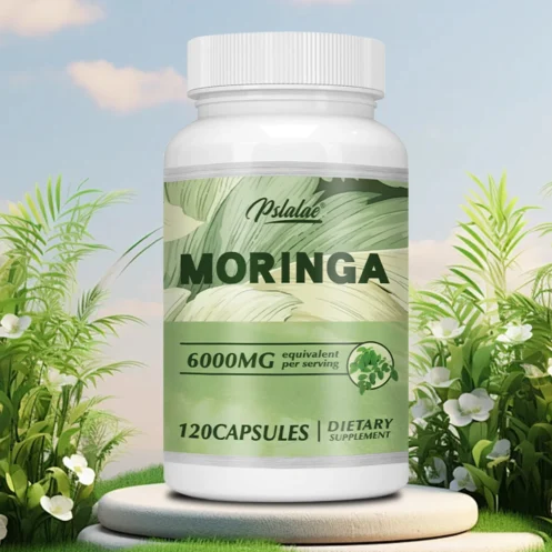 Moringa 6000mg - Support Immune System, Energy, Metabolism, Antioxidants - 120 Capsules - Image 6
