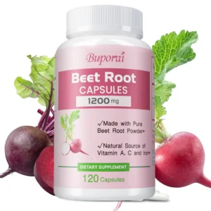 Beet Root - Supports Blood Pressure, Digestive Health, Promotes Circulation, and Improves Athletic Performance - 120 Capsules