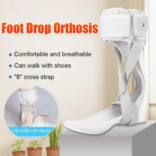 1pc Drop Foot Ankle Orthosis Support Feet Splint Stroke Valgus Joint Leaf Spring Correction Rehabilitation Fracture Protector - Image 4