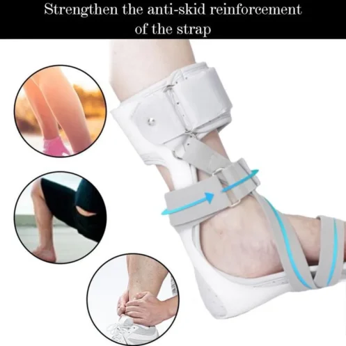 1pc Drop Foot Ankle Orthosis Support Feet Splint Stroke Valgus Joint Leaf Spring Correction Rehabilitation Fracture Protector - Image 2