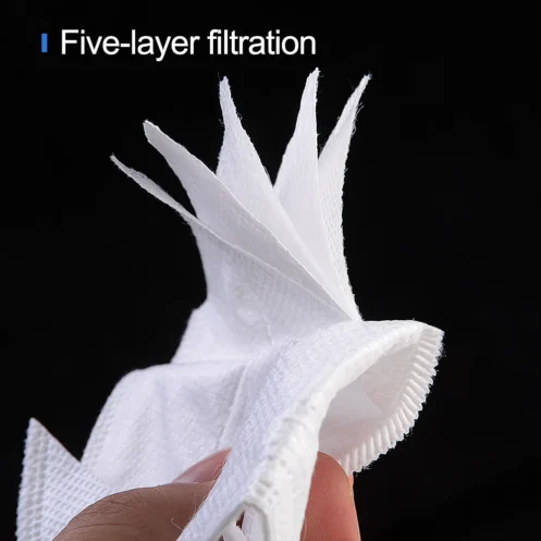 10-100 pieces KN95 face mask 5 layer filter dust port PM2.5 mascarillas FFP2 Nonwoven health Protective N95 mask fast delivery - Image 5
