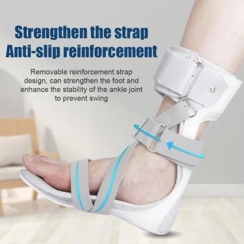 1pc Drop Foot Ankle Orthosis Support Feet Splint Stroke Valgus Joint Leaf Spring Correction Rehabilitation Fracture Protector