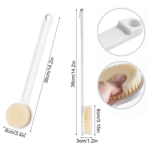 Long Handle Back Brush for Shower - Image 6