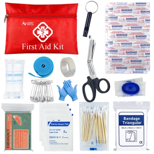 Survival First Aid Kit Survival Military Full Set Molle Outdoor Gear Emergency Kits Trauma Bag Camping Hiking IFAK Adventures - Image 2