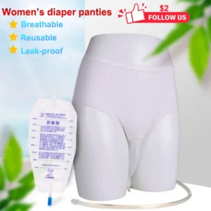 Reusable silicone elderly male urine collection bag with catheter for adult urine collection Male standing and using toilet