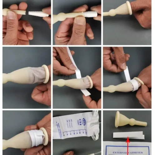 10pcs-5pcs male external catheter single use disposable urine collector Latex urine bag pick urinal bag 25mm/30mm/35mm - Image 6