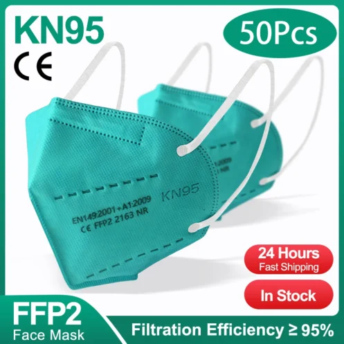 10-100PCS mascarillas FFP2 Face Mask CE Approved FPP2 KN95 Facial Mouth mascarillas quirurgicas homologadasMasks FFP2 FFP3 Masks - Image 12