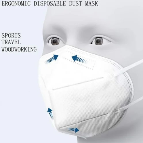 10 Pcs Mascarilla fpp2 homologada Face masks ffp2 mask Reusable ce certified KN95 Mascarillas Mouth Mask Protective Black Mask - Image 2