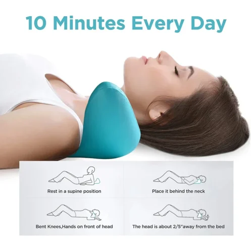 Chiropractic Traction Pillow Neck Shoulder Stretcher - Image 5