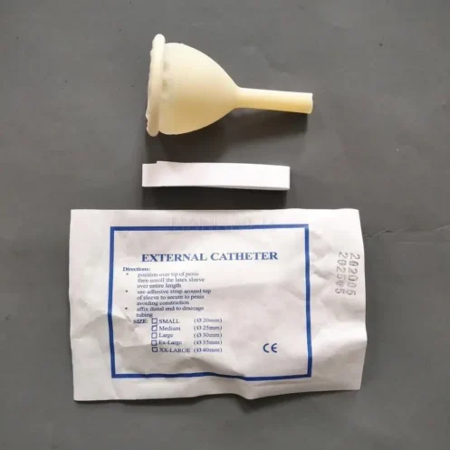 10pcs-5pcs male external catheter single use disposable urine collector Latex urine bag pick urinal bag 25mm/30mm/35mm - Image 3