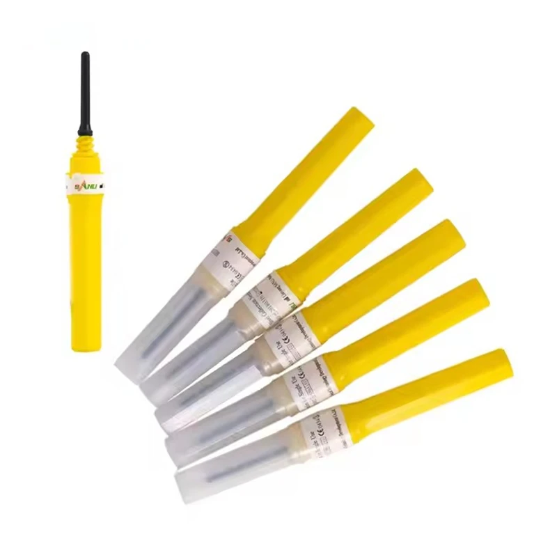 100pcs/box Disposable Sterile Vacuum Flashback Pen Type Blood Collection Needle