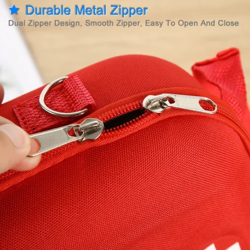 High Quality Home Portable Waterproof First Aid Kit Red EVA Bag For Family Or Travel Emergency Medical Treatment - Image 5