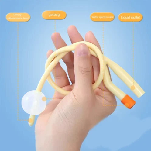 1pcs 2/3 Chamber Latex Catheter Silicone Coated Sterilized Urethral Catheter Male/Women/Children Urinary Catheter - Image 5
