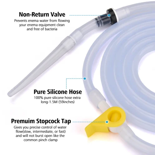 2L Reusable Silicone Medical Grade Water Colon Bags - Image 3