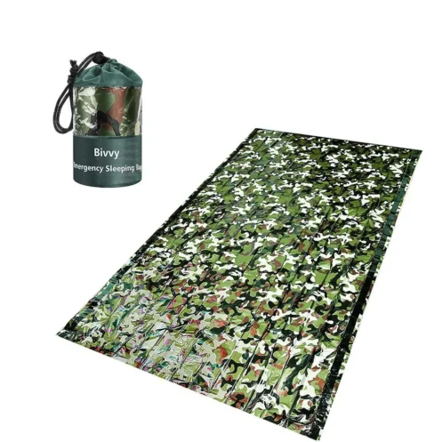 Emergency Sleeping Bag Ultra Waterproof Mylar Thermal Blankets Lightweight Survival Sleeping Bag Keep Warm for Camping Hiking - Image 8