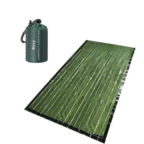 Emergency Sleeping Bag Ultra Waterproof Mylar Thermal Blankets Lightweight Survival Sleeping Bag Keep Warm for Camping Hiking - Image 9