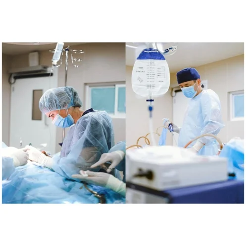 10 PCS Urinary Drainage Bags 1500ML Plastic With 48In Tube Drainage,Clips And Hanging Hook, Urine Bags With Anti-Reflux Chamber - Image 4
