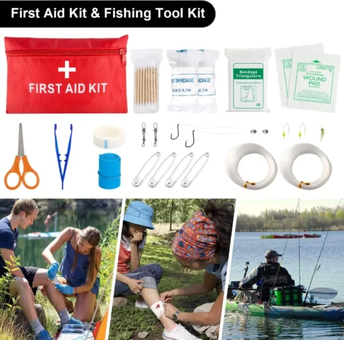 Emergency Kit Trauma Bag Outdoor Multifunction Camping Gear Survival Kit First Aid Kit SOS Wilderness Tactical Defense Equipment - Image 6