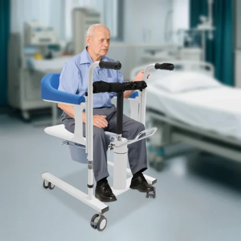 Patient Lift Commode Chair - Image 2