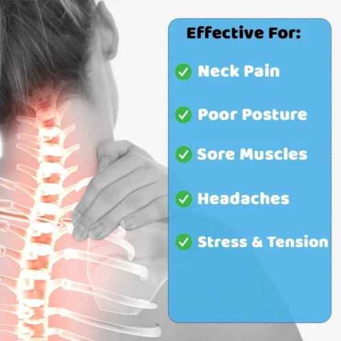 Chiropractic Traction Pillow Neck Shoulder Stretcher - Image 3