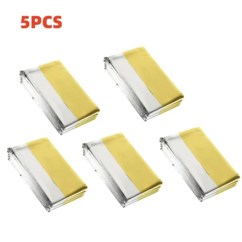 Outdoor Emergency Gold-Sliver Survival Blanket Waterproof First Aid Rescue Curtain Foil Thermal Military Blanket130X210Cm - Image 13
