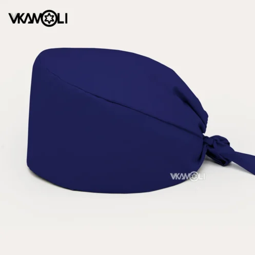 Solid color scrubs caps Pet Grooming Agency Work Scrubs Beauty Work Hats Lab nursing scrubs cap gorro enfermera womens and men - Image 15