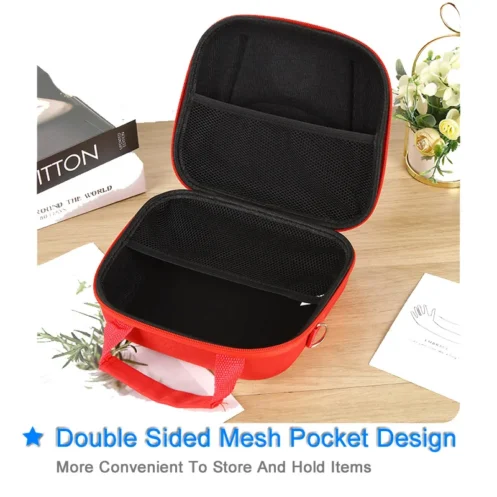 High Quality Home Portable Waterproof First Aid Kit Red EVA Bag For Family Or Travel Emergency Medical Treatment - Image 4