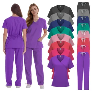 Clinical Uniforms Woman Uniforme Clinica Dental Joggers Scrubs Scrub Suit Medical Hospital Scrubs Uniforms Sets Spa Work Wear