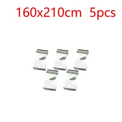 5-20pcs Outdoor Waterproof Emergency Survival Rescue Blanket Foil Thermal Space First Aid Sliver Rescue Curtain Blanket Tools - Image 10