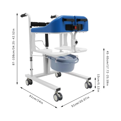 Patient Lift Commode Chair - Image 6
