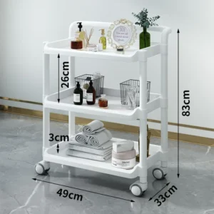 Aesthetics and Beauty Cart Eyelashes Organizer Folding Hair Salon Furniture Accessories Extension Trolley on Wheels and Drawers