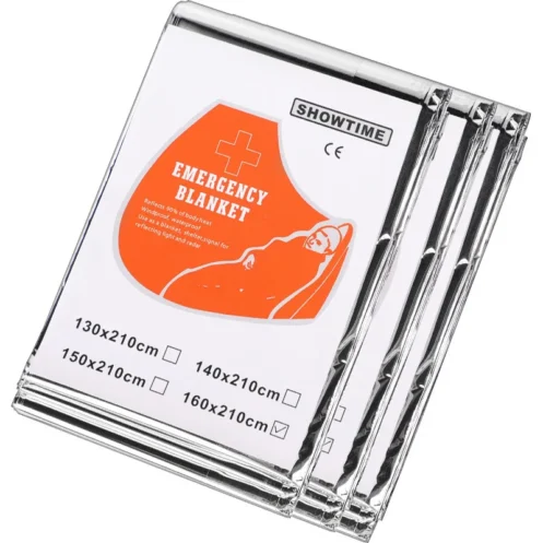 Emergency Blanket Outdoor Survival Rescue First Aid Foil Thermal Blanket Hypothermia Windproof Multi-use for Explore Camping - Image 5