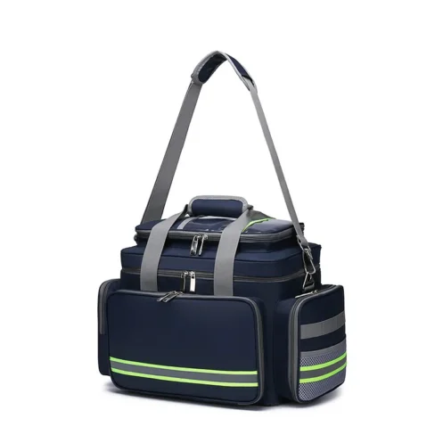 First Aid Medical Bag Outdoor Emergency Rescue Large Capacity Bag Empty Waterproof Reflective Oxford Multi-pocket Travel Bags - Image 7