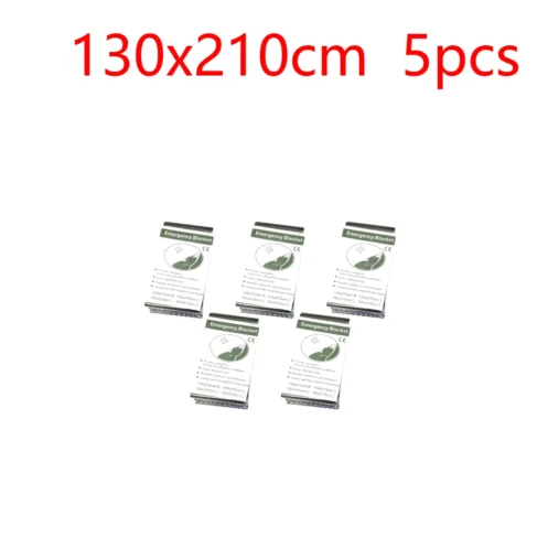 5-20pcs Outdoor Waterproof Emergency Survival Rescue Blanket Foil Thermal Space First Aid Sliver Rescue Curtain Blanket Tools - Image 14