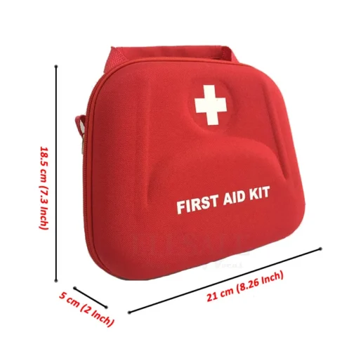 High Quality Home Portable Waterproof First Aid Kit Red EVA Bag For Family Or Travel Emergency Medical Treatment - Image 6