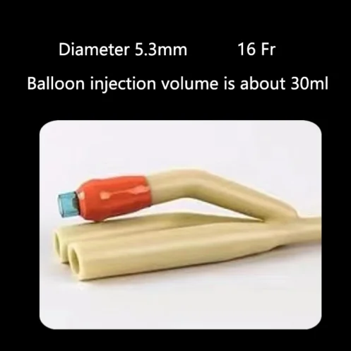 1pcs 2/3 Chamber Latex Catheter Silicone Coated Sterilized Urethral Catheter Male/Women/Children Urinary Catheter - Image 17