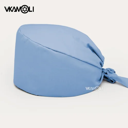 Solid color scrubs caps Pet Grooming Agency Work Scrubs Beauty Work Hats Lab nursing scrubs cap gorro enfermera womens and men - Image 12