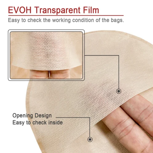20pcs One Piece Urostomy Bags with Measuring Card can be cut Ostomy Bags for Ostomy Patient - Image 6
