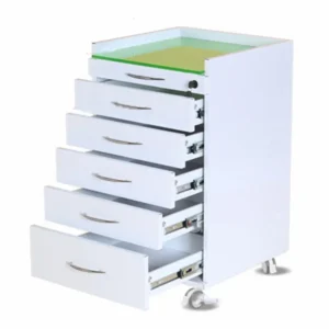 Movable Medical Dental Rolling Cabinet Trolley Hospital Clinic Nursing Furniture 5 Drawers Slider Cabinet With Wheel Storage