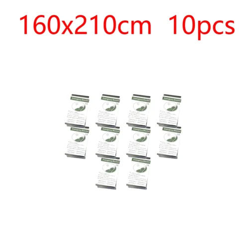 5-20pcs Outdoor Waterproof Emergency Survival Rescue Blanket Foil Thermal Space First Aid Sliver Rescue Curtain Blanket Tools - Image 9