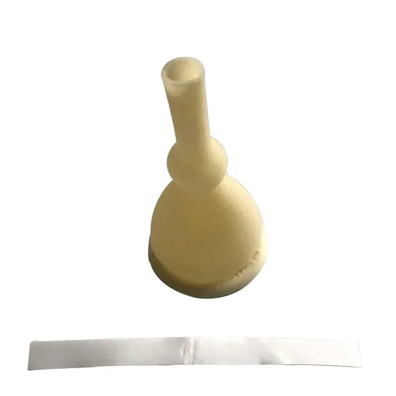 10pcs-5pcs male external catheter single use disposable urine collector Latex urine bag pick urinal bag 25mm/30mm/35mm